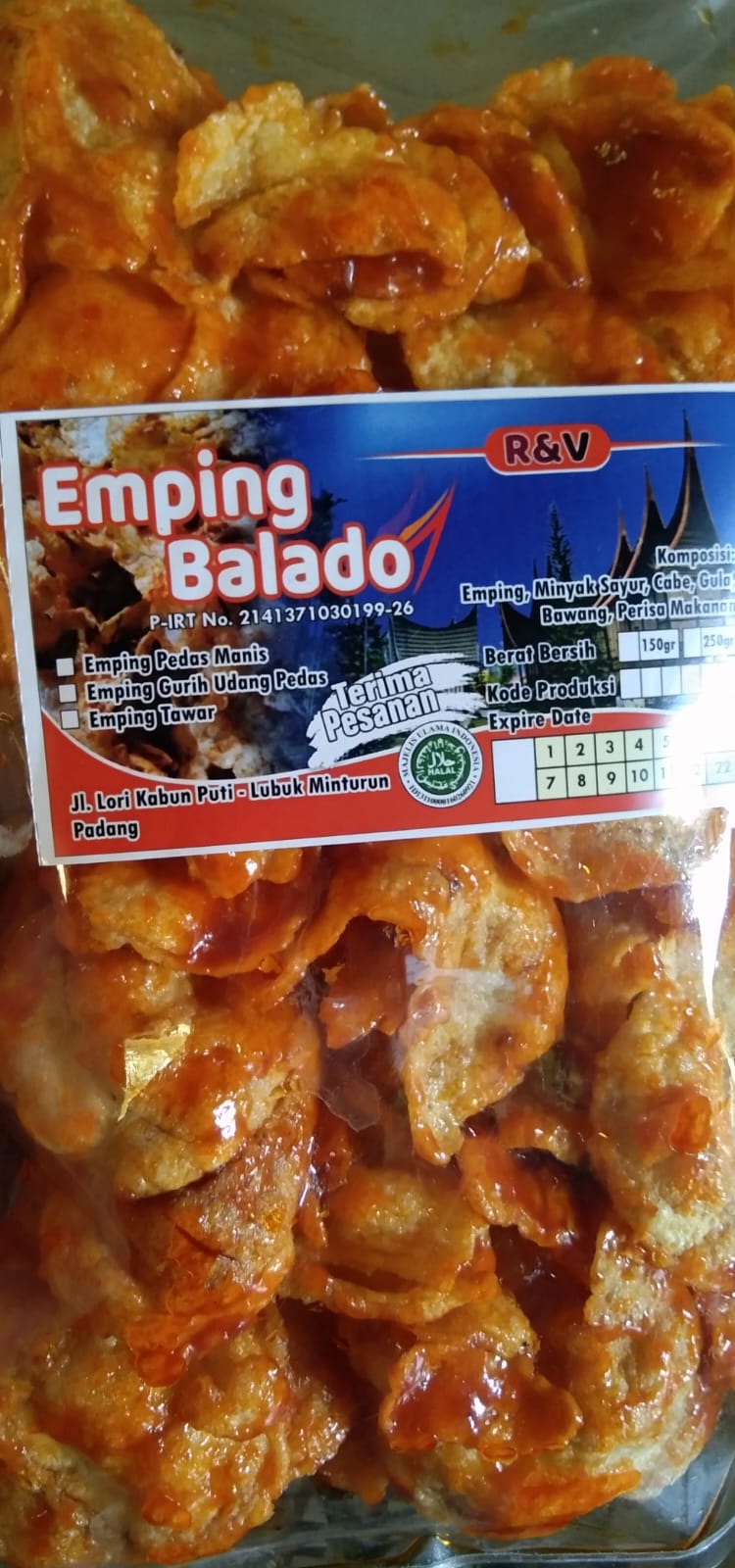 Emping Balado